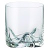 Verre à whisky Trio Bohemia Royal Crystal 41 cl avec encoches à la base