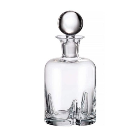 Carafe à whisky Trio Bohemia Royal Crystal 1 L avec bouchon en verre