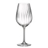 Verre à vin Sarah Optic Waterfall 40 cl Bohemia Royal Crystal au relief ondulé