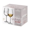 Boîte cadeau de 6 verres à vin Sarah Optic Waterfall 40 cl