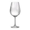 Verre à vin Sarah Optic Waterfall 69 cl Bohemia Royal Crystal au relief ondulé