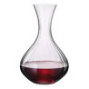 Carafe Sarah Optic Waterfall 1,5 L avec vin rouge et décor ondulé