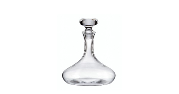 Carafe à vin ronde 1 L en cristal Bohemia Royal Crystal avec bouchon en verre