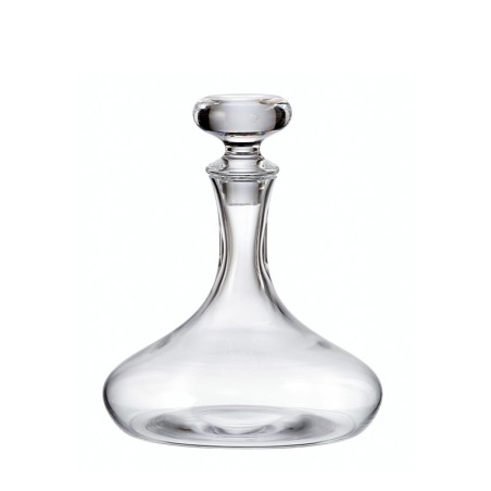 Carafe à vin ronde 1 L en cristal Bohemia Royal Crystal avec bouchon en verre
