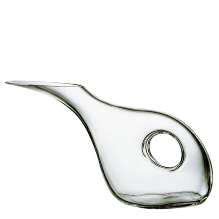 Carafe à vin Duck 1,25 L Bohemia Royal Crystal, forme allongée avec poignée intégrée