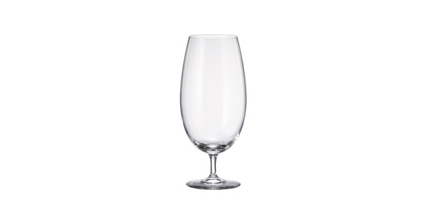 Verre à bière Golden Prague 68 cl de forme allongée sur pied