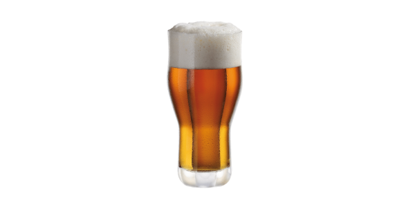 Verre Sergant 50 cl rempli de bière avec mousse