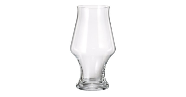 Verre à bière Baron 50 cl Bohemia Royal Crystal sur pied court