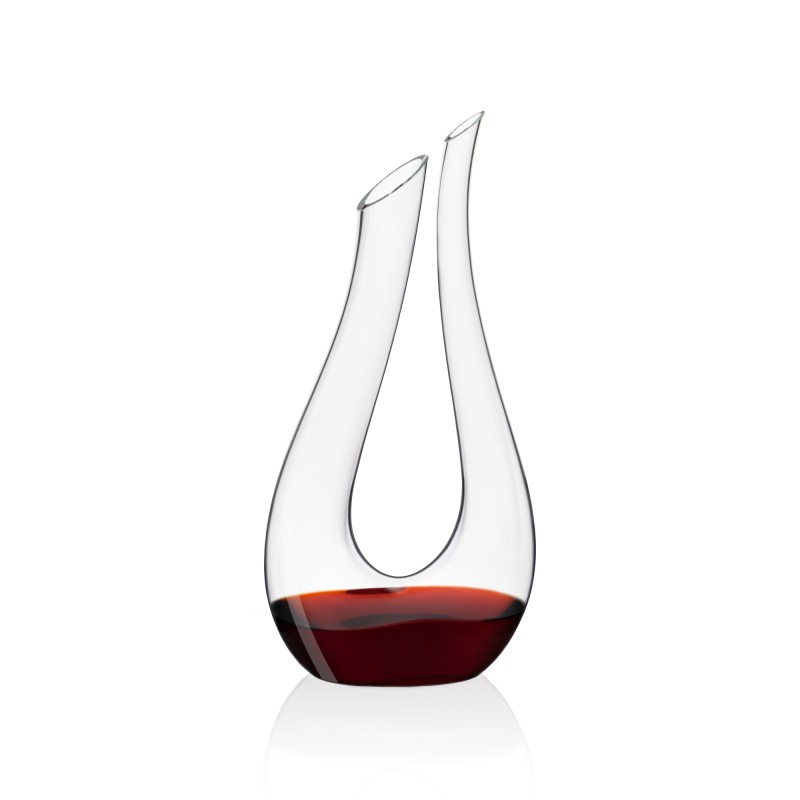 Carafe à vin Utopio Rona 0,9 L contenant du vin rouge