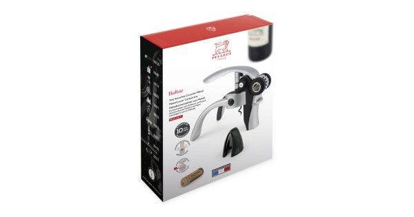 Coffret du tire-bouchon Peugeot Baltaz avec coupe-capsule