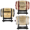 Trois décors du distributeur à vin tonneau 5 L Totally Addict