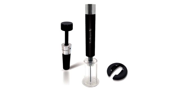Les trois accessoires du coffret à air Vin Bouquet