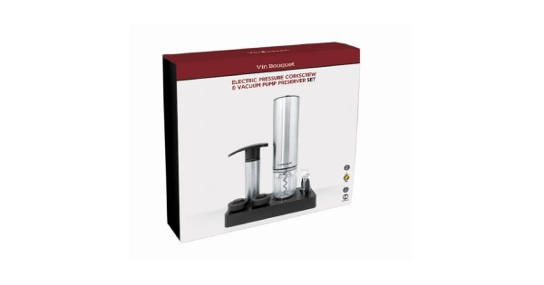 Boîte du coffret électrique avec pompe à vide Vin Bouquet