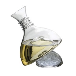 Carafe à vin Frio Deru posée sur son bol à glace