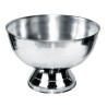 Vasque Vin Bouquet sur pied en inox, diamètre 38 cm