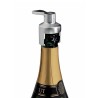 Bouchon SW-101 chromé installé sur une bouteille de champagne