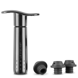 Pompe à vin WA-137 nickel noir Le Creuset, détail de la poignée