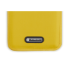 Détail de la gaine jaune Nectar et du logo Le Creuset