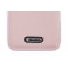 Détail du nylon rose poudré du rafraîchisseur Le Creuset