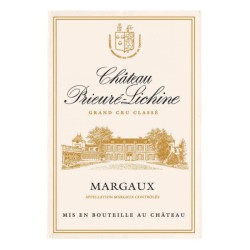 Torchon Château Prieuré-Lichine écru Winkler, motif imprimé