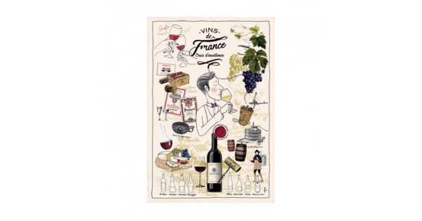 Torchon Crus d’excellence écru 48 × 72 cm - Winkler