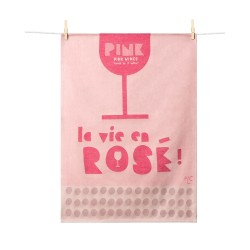 Torchon La Vie en Rosé 50 ×...