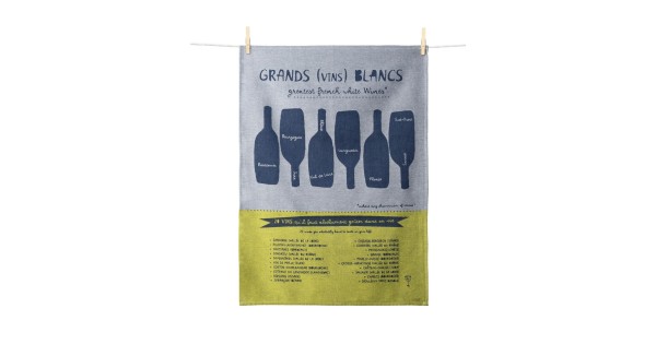 Torchon Grands Blancs 50 × 70 cm - Moutet