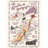 Torchon Le Vignoble de Bourgogne écru 48 × 72 cm - Winkler