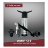 Emballage Wine Set Vin Bouquet avec sommelier, pompe et bouchons