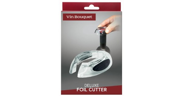 Emballage du coupe-capsule Luxe transparent Vin Bouquet