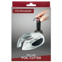 Emballage du coupe-capsule Luxe transparent Vin Bouquet