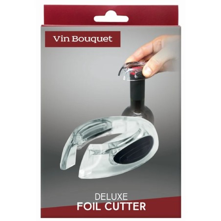 Emballage du coupe-capsule Luxe transparent Vin Bouquet