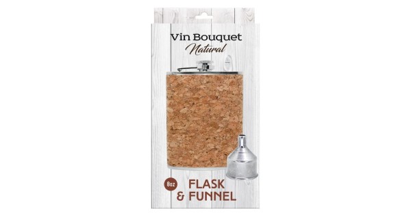 Emballage Natural de la flasque en liège Vin Bouquet