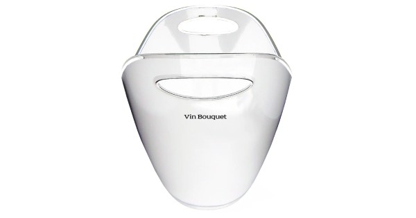Vasque blanche Vin Bouquet vide avec poignées intégrées