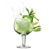 Cocktail garni d’une boule de glace et d’une tranche de citron vert