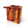Sac Vin Bouquet décor caisse en bois avec six bouteilles séparées