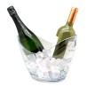 Vasque Vin Bouquet en acrylique transparent pour deux bouteilles