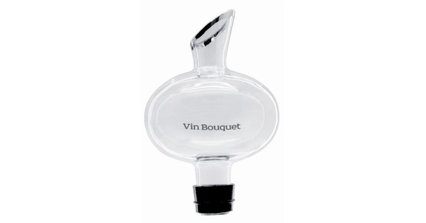 Aérateur Vinoboule en verre Vin Bouquet avec embout de goulot