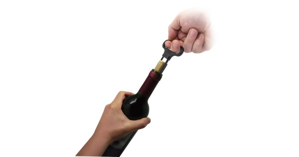 Extraction d’un bouchon avec le bilame Vin Bouquet