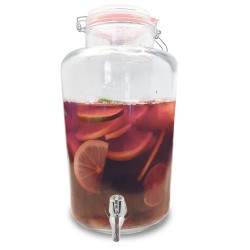 Distributeur de boissons Vin Bouquet de 8 L rempli de sangria