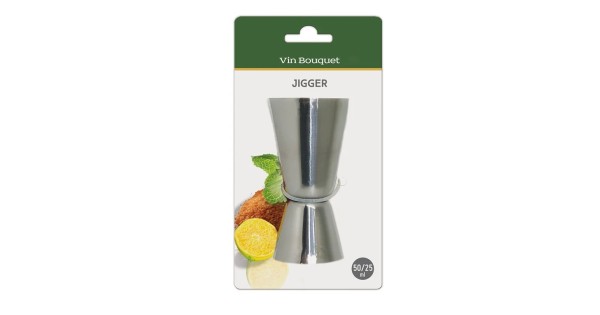 Doseur à cocktail 25 et 50 ml Vin Bouquet dans son emballage