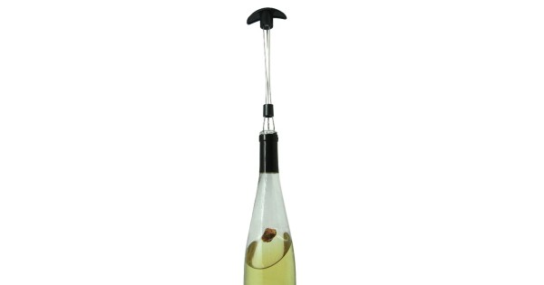Récupérateur Vin Bouquet inséré dans une bouteille pour saisir un bouchon