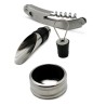 Sommelier, verseur avec bouchon et collier anti-goutte du coffret Vin Bouquet