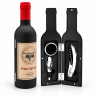 Coffret vin bouteille Vin Bouquet présenté fermé et avec ses accessoires
