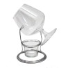 Support chauffe-cognac Vin Bouquet avec verre de démonstration non fourni