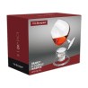 Emballage du support chauffe-cognac Vin Bouquet, verre et bougie non fournis