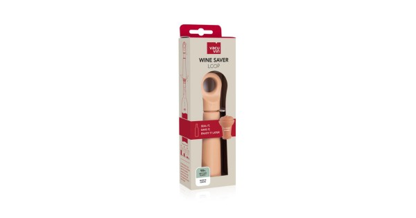 Pompe Loop terra et bouchon Vacu Vin dans leur emballage