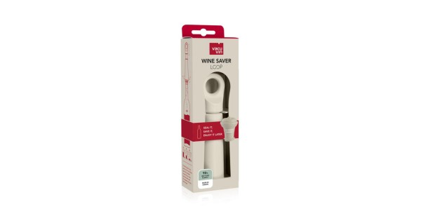 Pompe Loop sable Vacu Vin et bouchon dans leur emballage