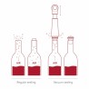 Schéma d’utilisation de la pompe à vide Loop Vacu Vin