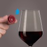 Fixation par ventouse du marque-verre Grappes rouge Vacu Vin